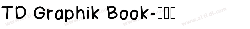 TD Graphik Book字体转换